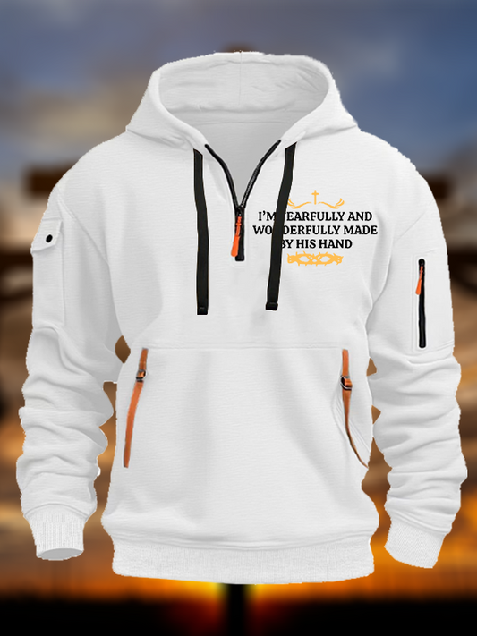 I’m Fearfully And Wonderfully Made By His Hand Jesus God Christian Zipper Hoodies