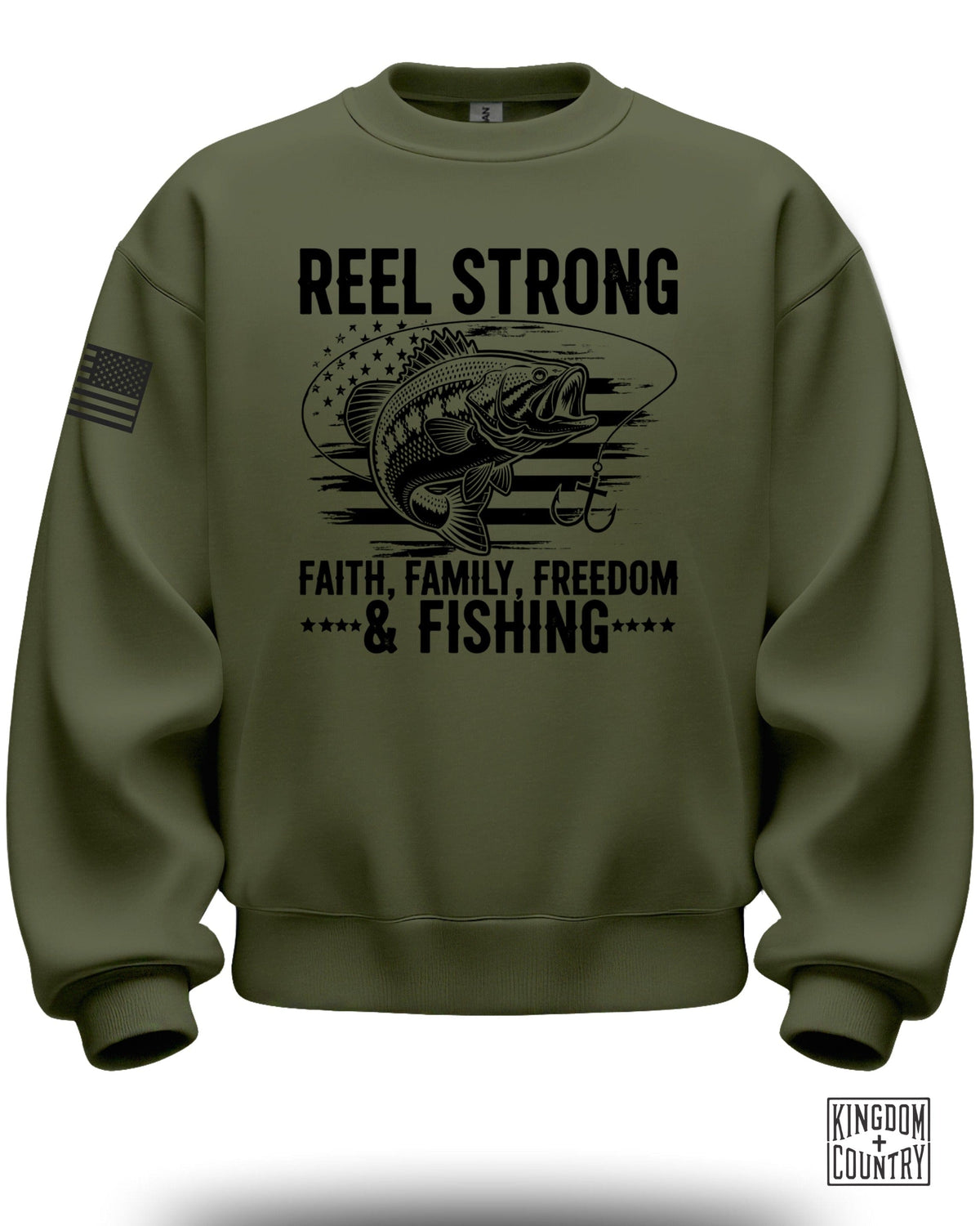 Reel Strong Crewneck