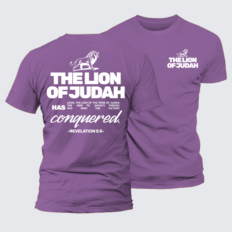 Luxe Mercerized Cotton Tee - The Lion Of Judah