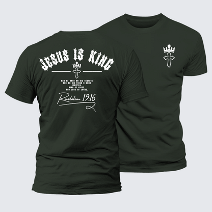 Luxe Mercerized Cotton Tee - Jesus Is King