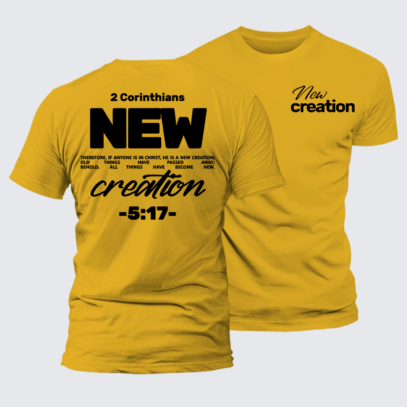 Luxe Mercerized Cotton Tee - New Creation