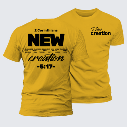 Luxe Mercerized Cotton Tee - New Creation