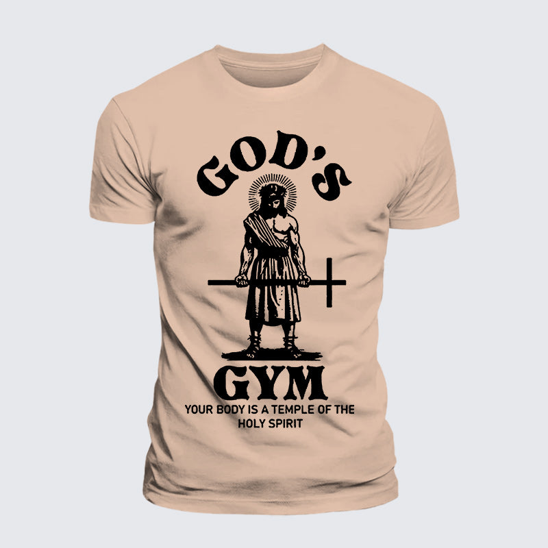 Luxe Mercerized Cotton Tee - Your Body Is A Temple Of The Holy Spirit