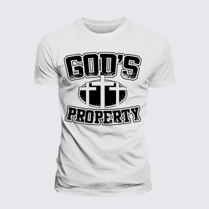 Luxe Mercerized Cotton Tee - Property Of God