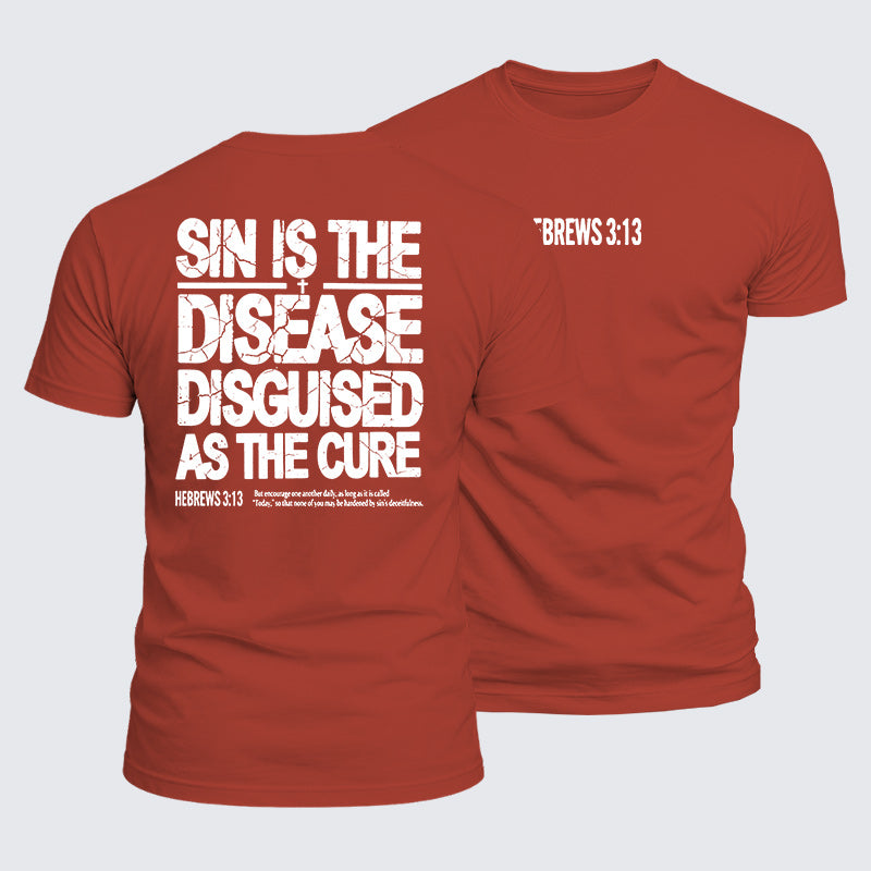 Luxe Mercerized Cotton Tee - Sin Is The Disease