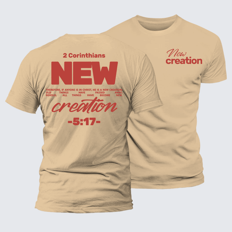 Luxe Mercerized Cotton Tee - New Creation