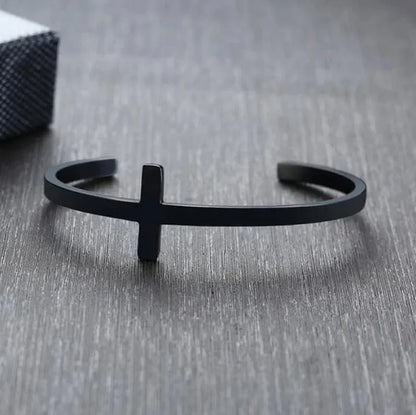 Adjustable Cross Bangle