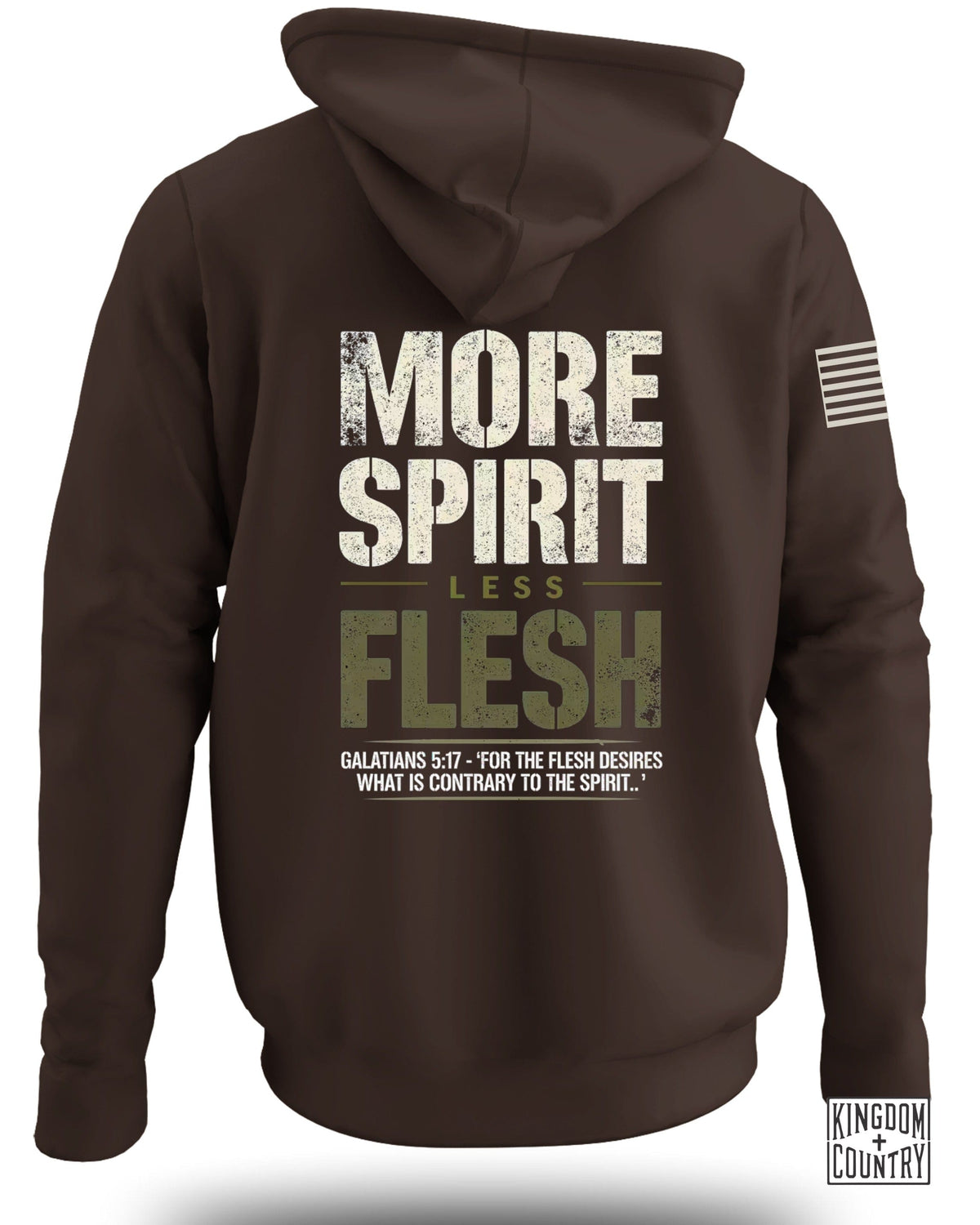 More Spirit Less Flesh Hoodie