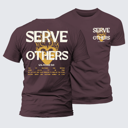Luxe Mercerized Cotton Tee - Serve Others