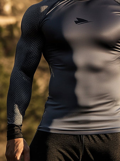 Men's Outdoor Sun Protection Breathable Cool Hooded Sun Protection Long Sleeve Top