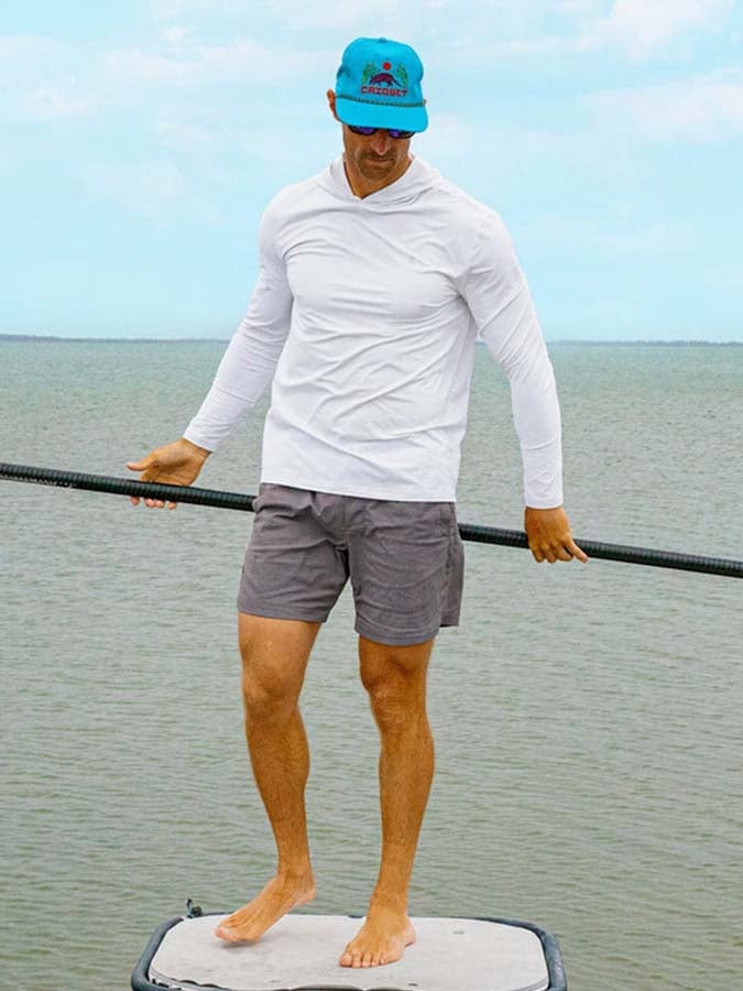 Men's Outdoor Sun Protection Cool Hooded Sun Protection Long Sleeve Top