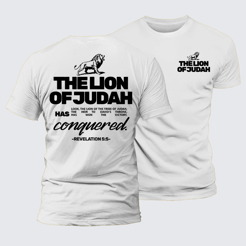 Luxe Mercerized Cotton Tee - The Lion Of Judah