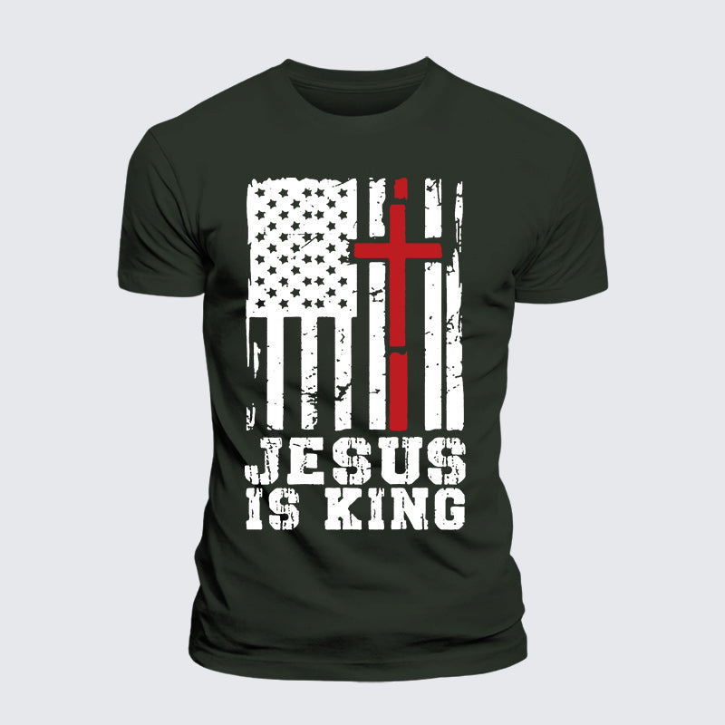 Luxe Mercerized Cotton Tee - Jesus Is King