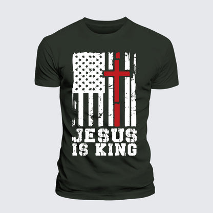 Luxe Mercerized Cotton Tee - Jesus Is King