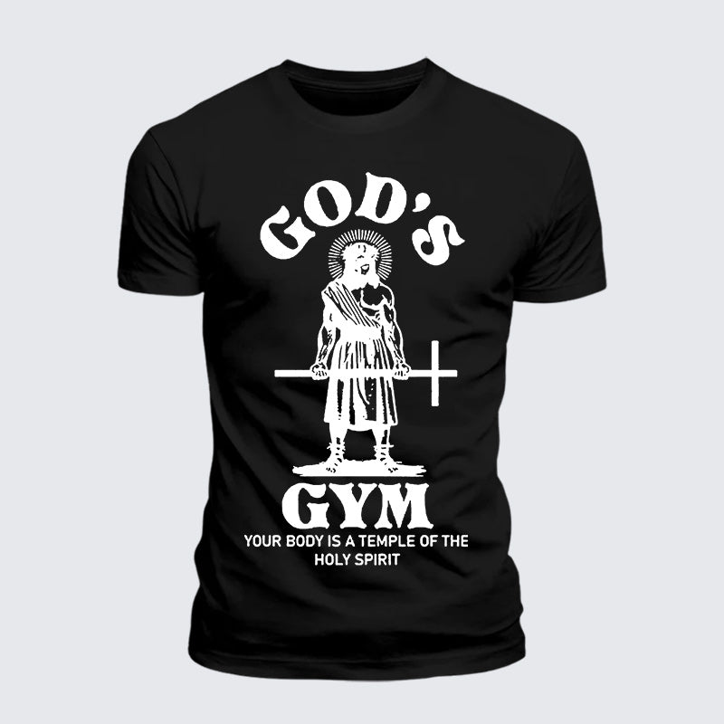 Luxe Mercerized Cotton Tee - Your Body Is A Temple Of The Holy Spirit
