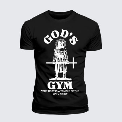 Luxe Mercerized Cotton Tee - Your Body Is A Temple Of The Holy Spirit