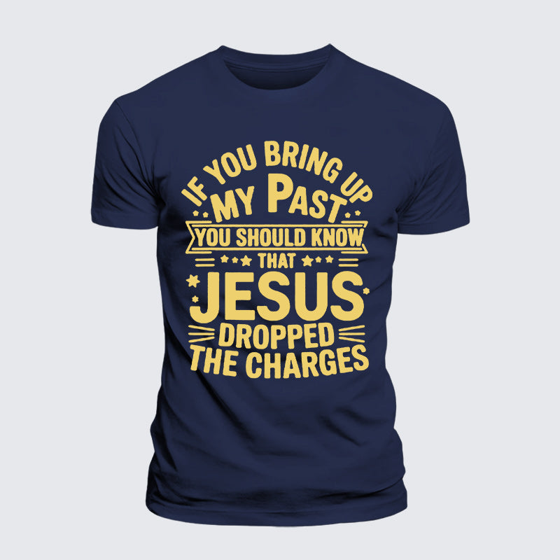 Luxe Mercerized Cotton Tee - Jesus Dropped