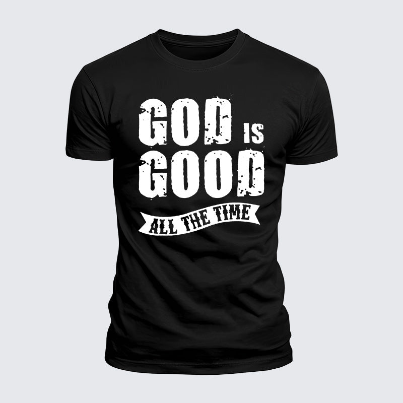 Luxe Mercerized Cotton Tee - God Is Good All The Time
