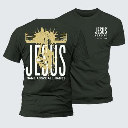 Luxe Mercerized Cotton Tee - Jesus Name Above All Names