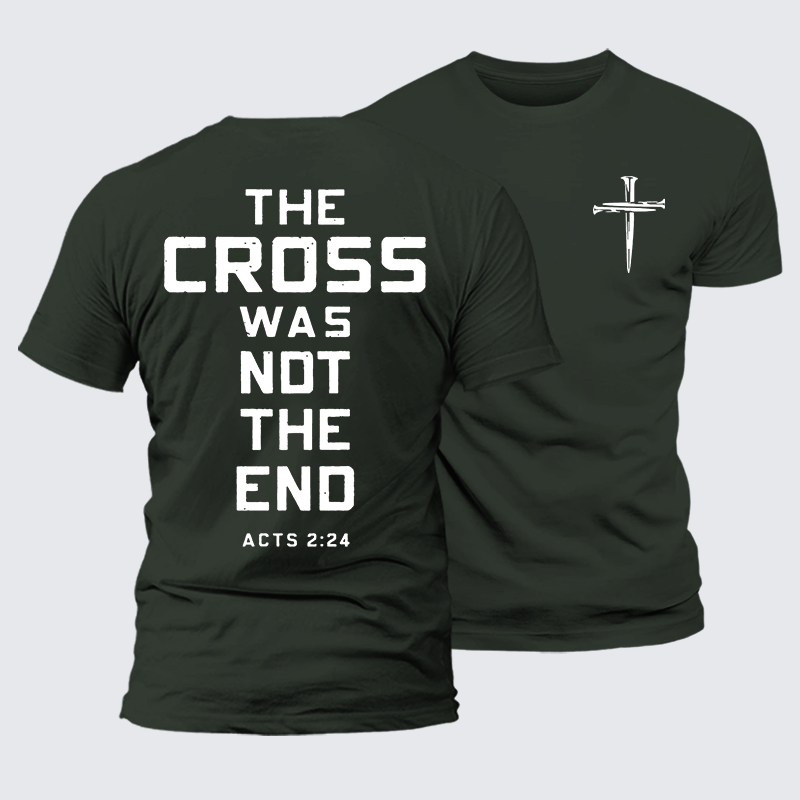 Luxe Mercerized Cotton Tee - The Cross Was Not The End