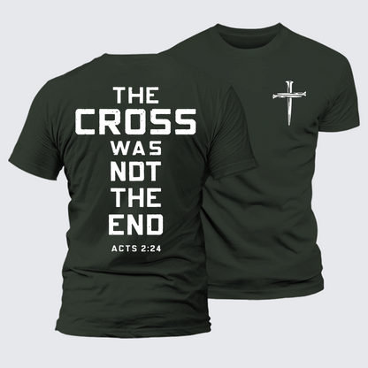 Luxe Mercerized Cotton Tee - The Cross Was Not The End