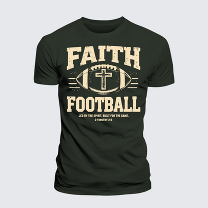 Luxe Mercerized Cotton Tee - FAITH & FOOTBALL