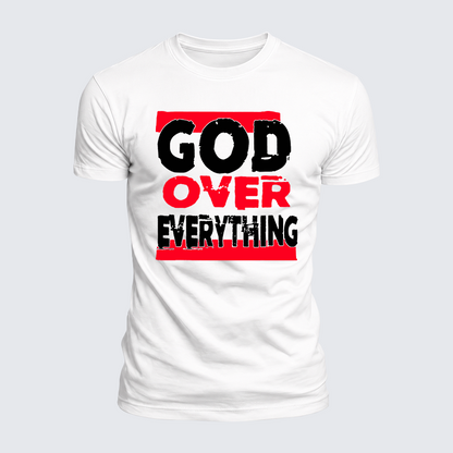 Luxe Mercerized Cotton Tee - God Over Everything