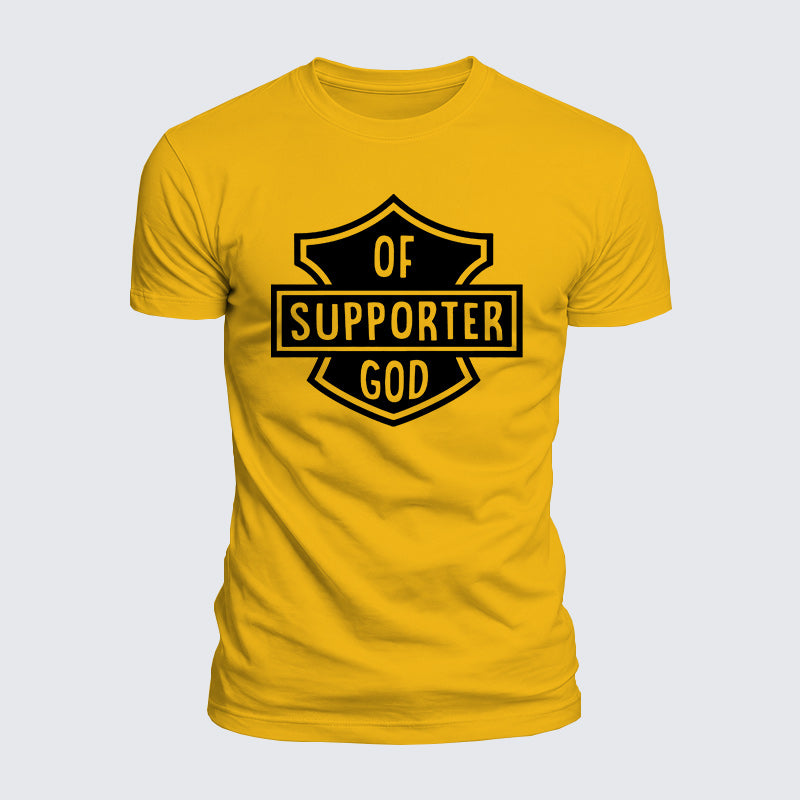 Luxe Mercerized Cotton Tee - Of Support God