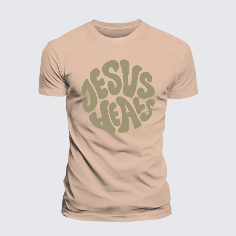 Luxe Mercerized Cotton Tee - Jesus Heals