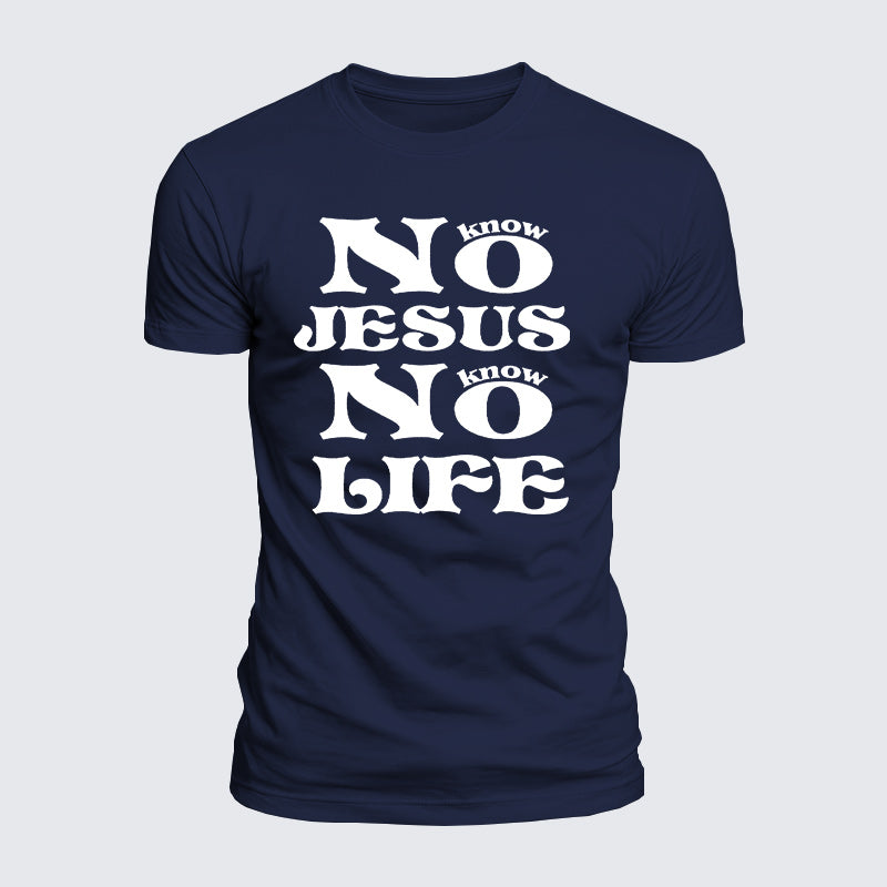 Luxe Mercerized Cotton Tee - No Jesus No Life