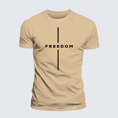 Luxe Mercerized Cotton Tee - Freedom Is Not Free