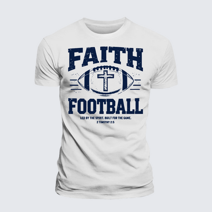 Luxe Mercerized Cotton Tee - FAITH & FOOTBALL