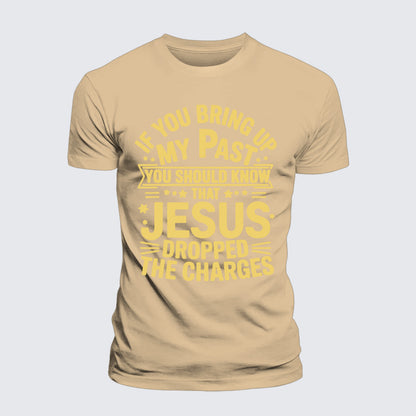 Luxe Mercerized Cotton Tee - Jesus Dropped