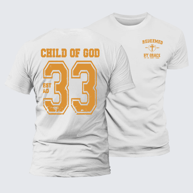 Luxe Mercerized Cotton Tee - Redeemed By Grace