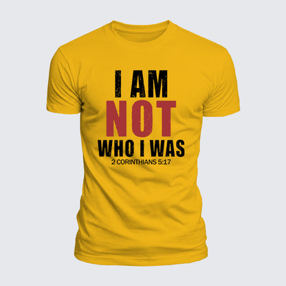 Luxe Mercerized Cotton Tee - I Am Not Who I Was