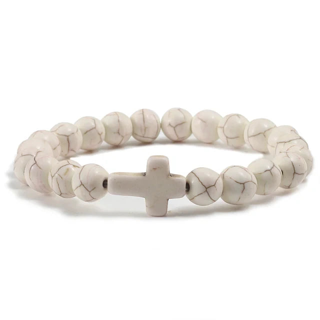 Cross Bead Bracelet