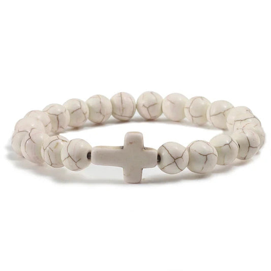 Cross Bead Bracelet