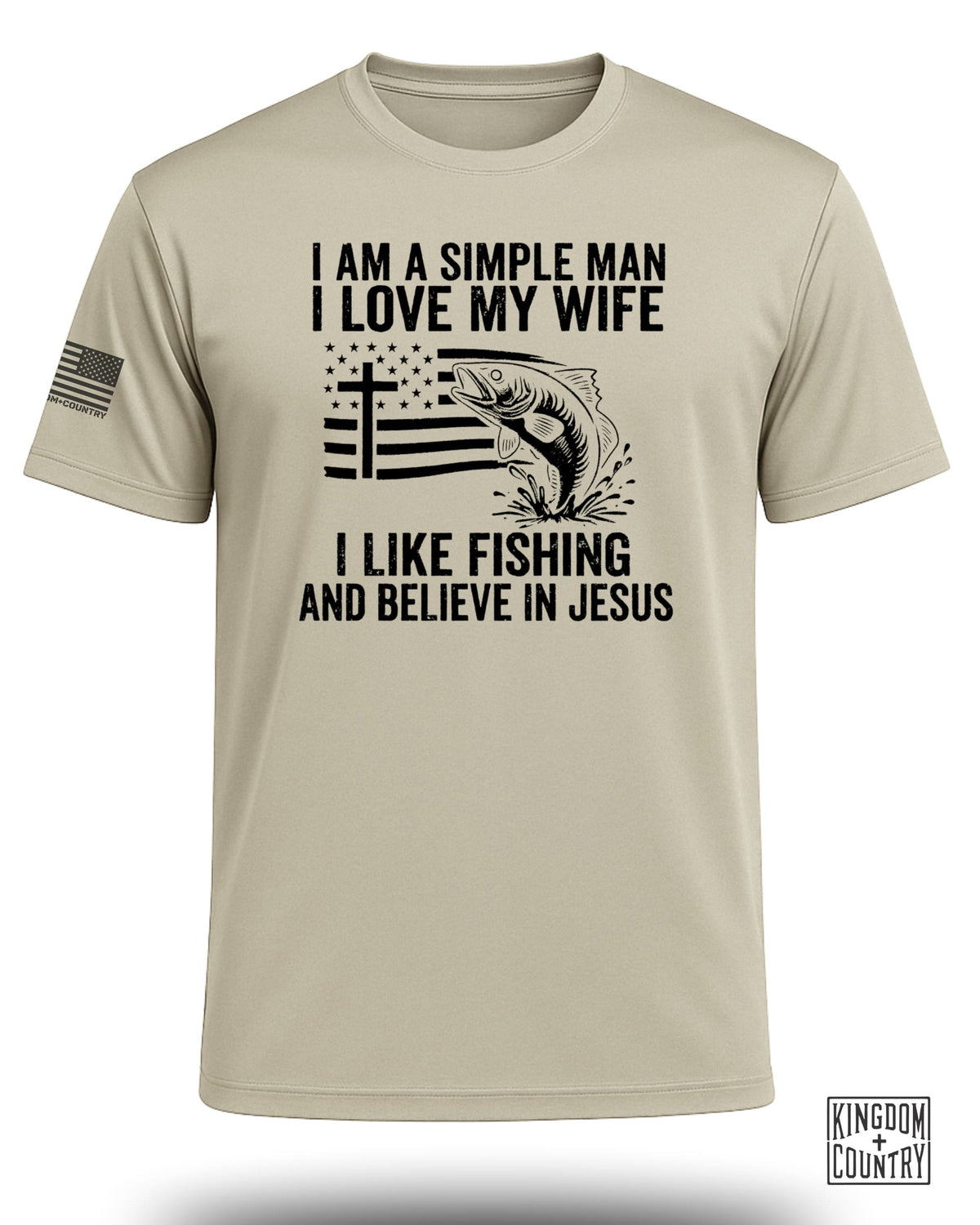 Simple Man Fishing & Faith Performance Shirt