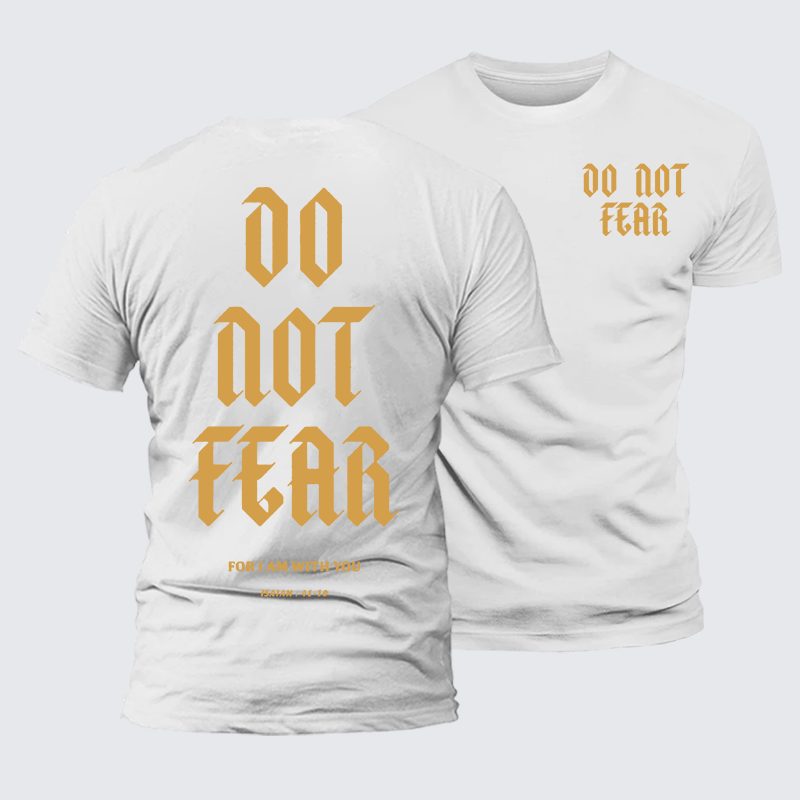 Luxe Mercerized Cotton Tee - Do Not Fear