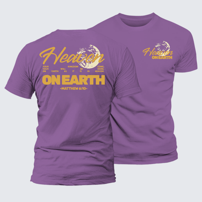 Luxe Mercerized Cotton Tee - Heaven On Earth