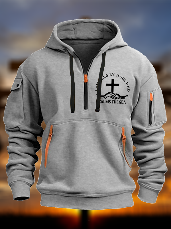 I Am Held By Jesus Who Calms The Sea Jesus God Christian Zipper Hoodies