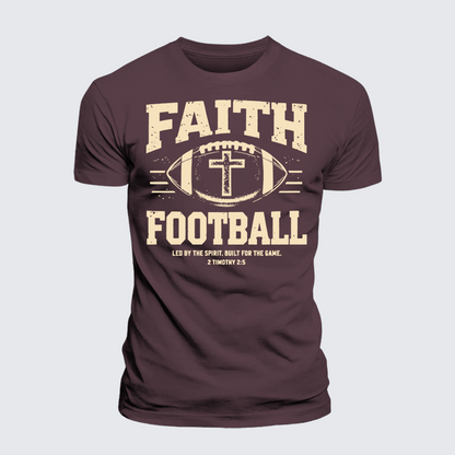 Luxe Mercerized Cotton Tee - FAITH & FOOTBALL