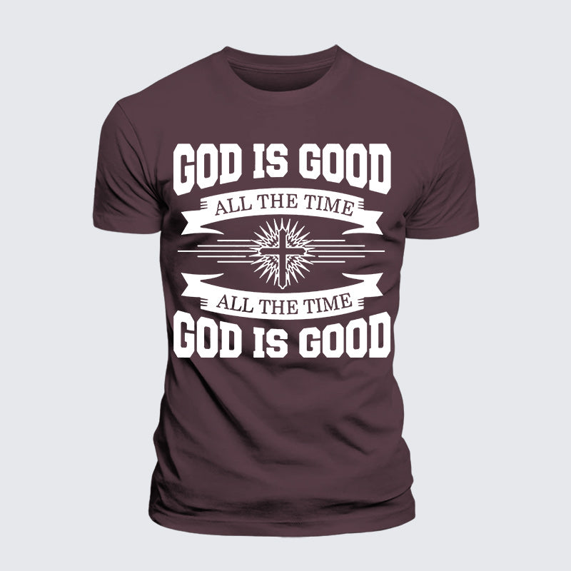 Luxe Mercerized Cotton Tee - God Is Good All The Time
