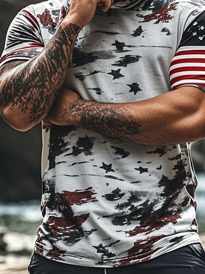 Men's Outdoor Sun Protection Breathable Cool Mask Hooded Sun Protection Short-Sleeved Top