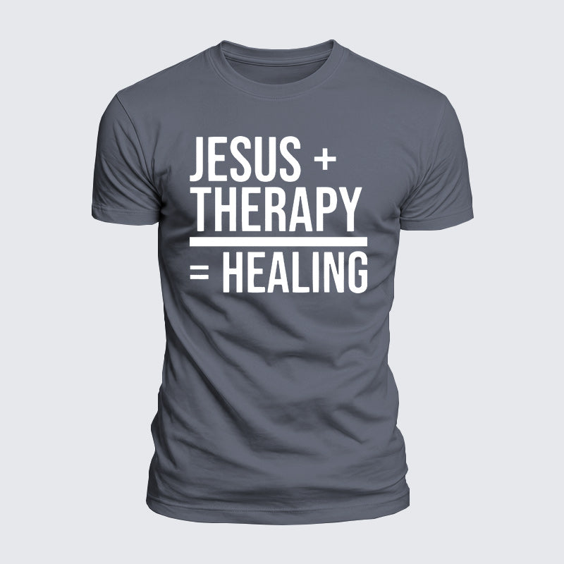 Luxe Mercerized Cotton Tee - Jesus Therapy Healing