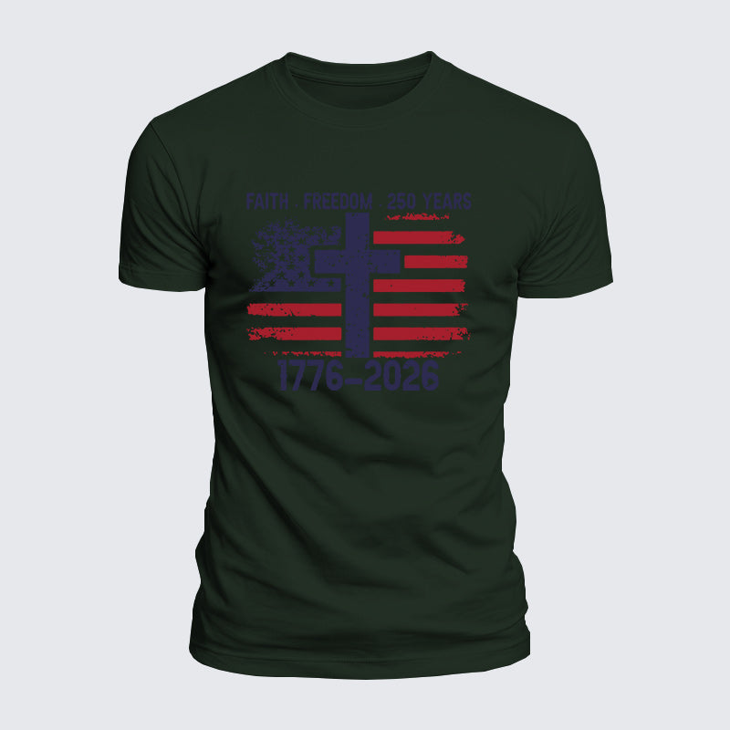Luxe Mercerized Cotton Tee - Faith Freedom