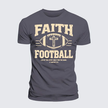 Luxe Mercerized Cotton Tee - FAITH & FOOTBALL