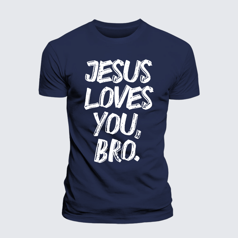 Luxe Mercerized Cotton Tee - Jesus Loves Bro