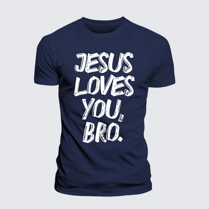 Luxe Mercerized Cotton Tee - Jesus Loves Bro