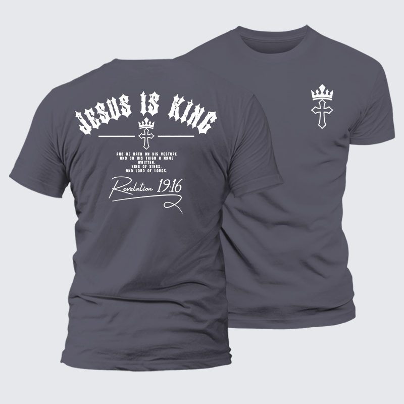 Luxe Mercerized Cotton Tee - Jesus Is King